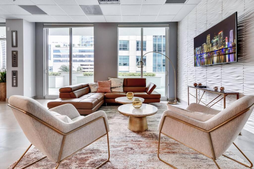 Apartamento Modern 2/2 With Beautiful Ocean And Brickell Views Miami Exterior foto