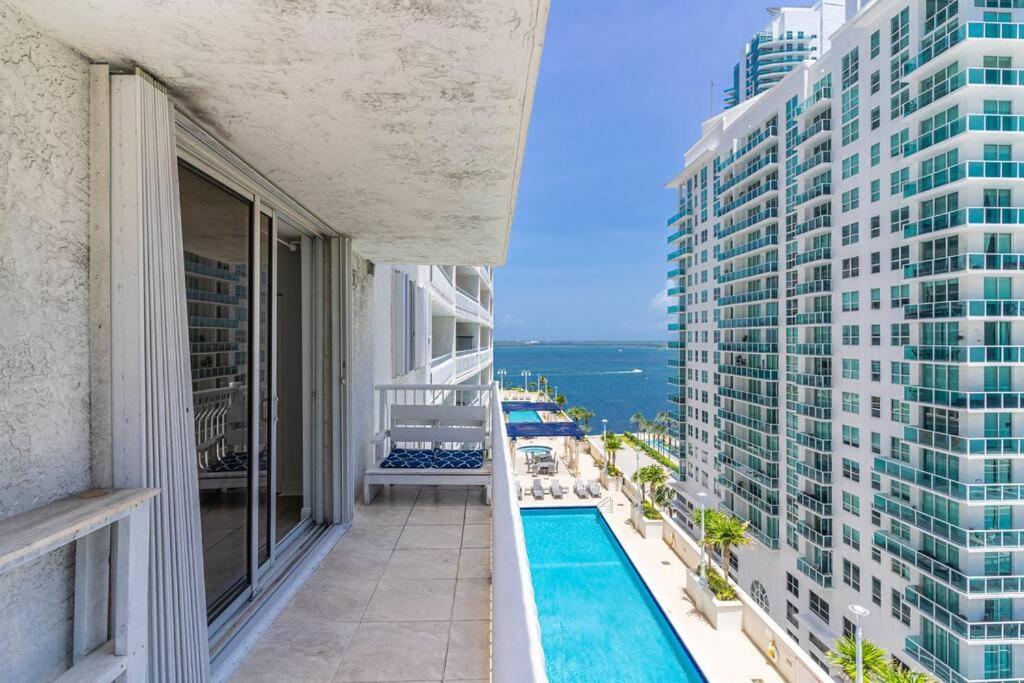 Apartamento Modern 2/2 With Beautiful Ocean And Brickell Views Miami Exterior foto
