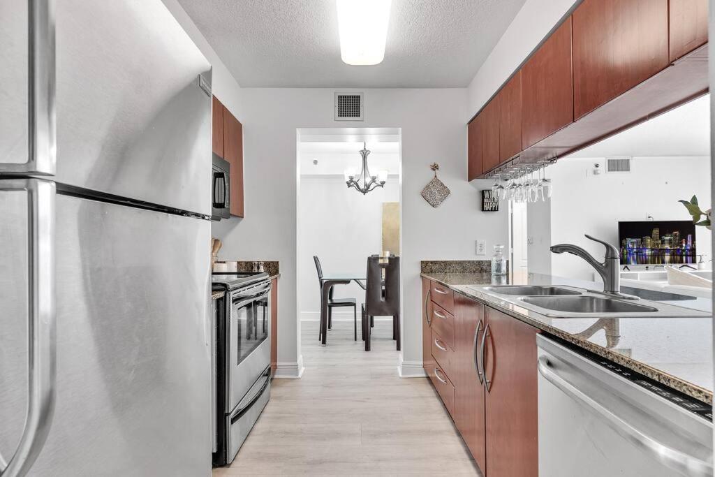 Apartamento Modern 2/2 With Beautiful Ocean And Brickell Views Miami Exterior foto